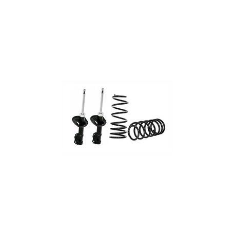 Kit Original Resortes y Amortiguadores Volkswagen Jetta Ii 85-92 Delanteros Kit 4 Piezas (Aro Grande)
