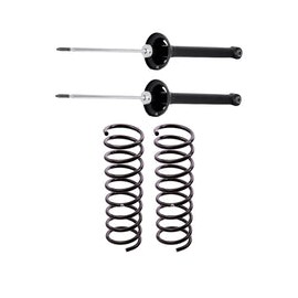 Kit Original Resortes y Amortiguadores Ford Fiesta Ikon 98-11 Traseros Kit 4 Piezas