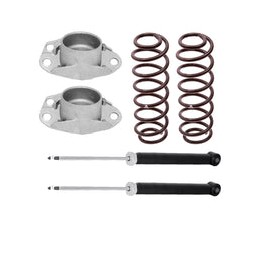 Kit Original Resortes, Amortiguadores y Bases Volkswagen Polo 03-07 Traseros Kit 6 Piezas