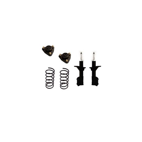 Kit Original Resortes, Amortiguadores y Bases Hyundai Atos 00-12 Delanteros Kit 6 Piezas