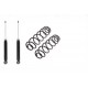 Kit Original Resortes y Amortiguadores Volkswagen Jetta A6 (Bicentenario) (Carter 55 mm) (Eje rígido Buje 14 mm) 2010-2012 Tras