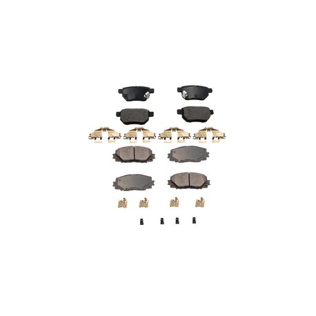 Balatas Ag Bpad Toyota Sienna 2011-2018 Delanteras/Traseras