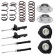 Kit Original Resortes y Amortiguadores Ag Volkswagen Crossfox 2012-2014 12 piezas