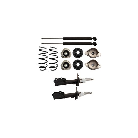 Kit Original Resortes, Amortiguadores y Bases Ag Ford Figo 2016-2020 12 Pzas