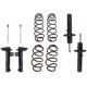 Kit Original Resortes y Amortiguadores Volkswagen Jetta A6 (Bicentenario) (Carter 55 mm) (Eje rígido Buje 14 mm) 2010-2012