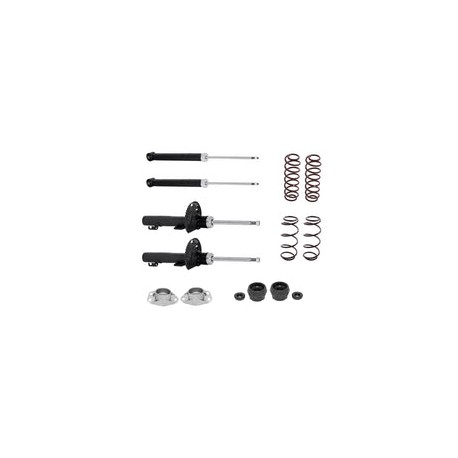 Kit Original Resortes, Amortiguadores y Bases Volkswagen Polo Ibiza Lupo 03-07 Kit 12 Piezas