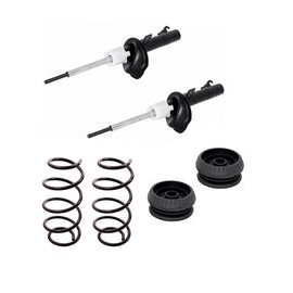 Kit Original Resortes, Amortiguadores y Bases Ford Fiesta Ikon 98-08 Delanteros Kit 6 Piezas