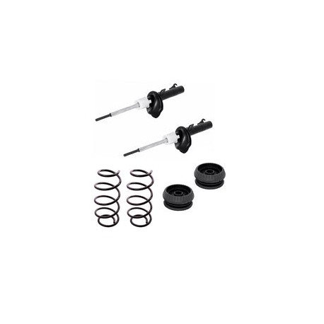 Kit Original Resortes, Amortiguadores y Bases Ford Fiesta Ikon 98-08 Delanteros Kit 6 Piezas