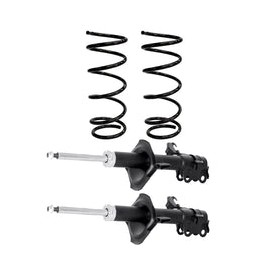 Kit Original Resortes y Amortiguadores Nissan Tiida 06-18 Delanteros Kit 4 Piezas