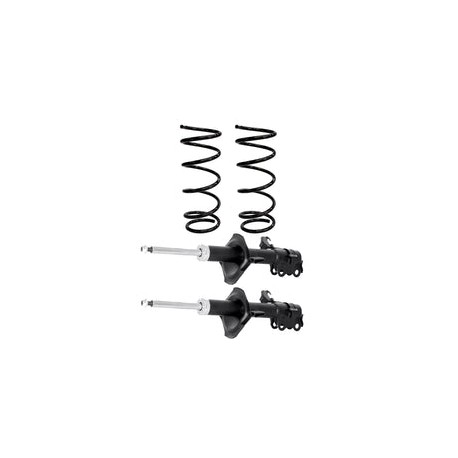 Kit Original Resortes y Amortiguadores Nissan Tiida 06-18 Delanteros Kit 4 Piezas