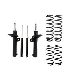 Kit Original Resortes y Amortiguadores Volkswagen Sportwagen (Eje Suspensión Independiente Buje 10 mm) 2015-2017 8 Piezas Del y