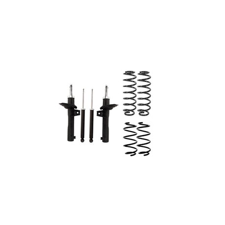 Kit Original Resortes y Amortiguadores Volkswagen Sportwagen (Eje Suspensión Independiente Buje 10 mm) 2015-2017 8 Piezas Del y