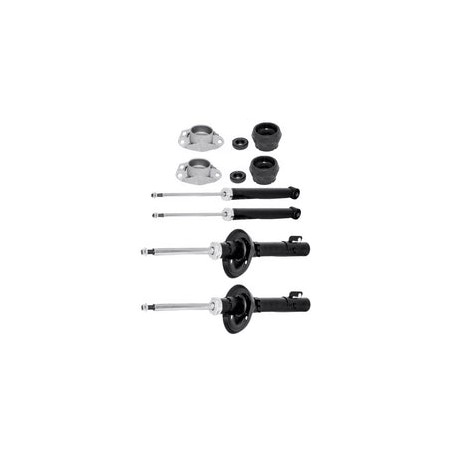 Kit Original Amortiguadores y Bases Volkswagen Golf A7 (Eje Suspensión Independiente Buje 10 mm) (Carter 55 mm) 2014-2020 8 Pie