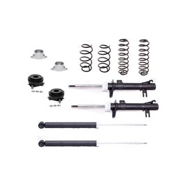 Kit Original Resortes, Amortiguadores y Bases Ford Fiesta Brasil 03-08 Kit 12 Piezas