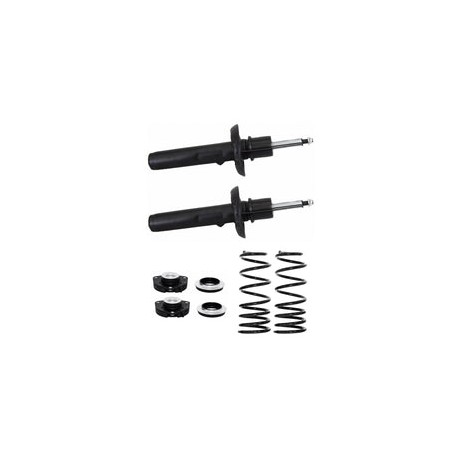 Kit Original Resortes, Amortiguadores y Bases Volkswagen Golf Vi 10-14 Delanteros Kit 6 Piezas (Aro Grande)